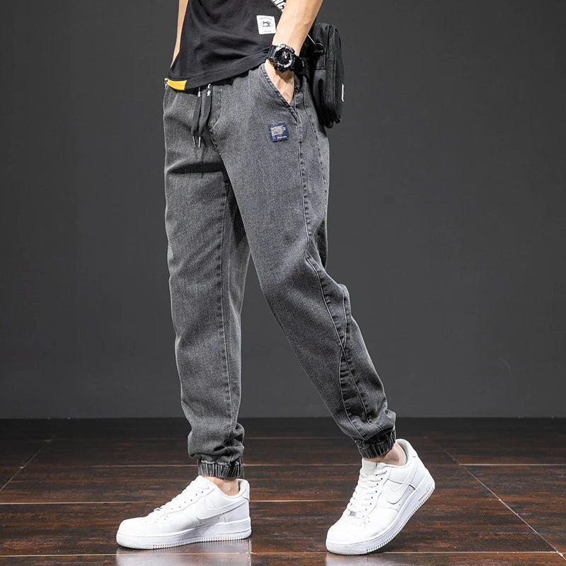 - Men’s Premium Cargo Denim Jogger Pants