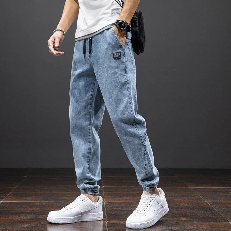 - Men’s Premium Cargo Denim Jogger Pants