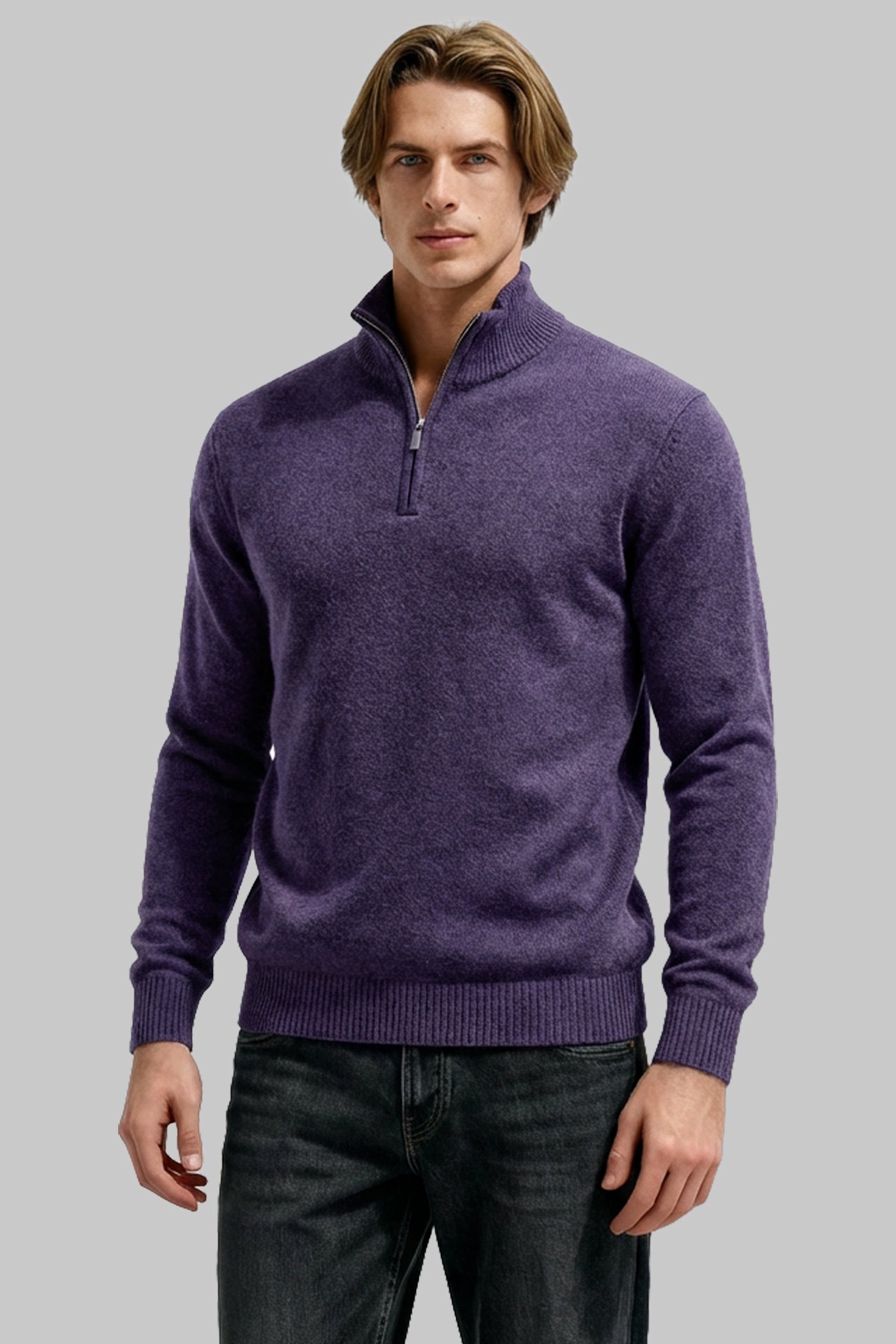 - Men’s Half Zip Sweater