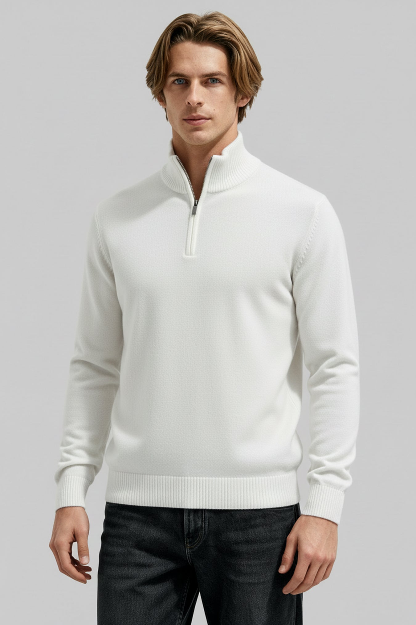 - Men’s Half Zip Sweater
