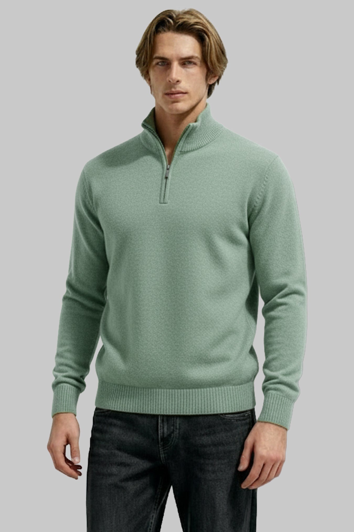 - Men’s Half Zip Sweater