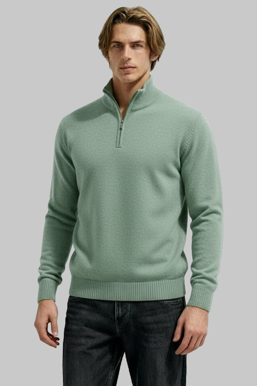 - Men’s Half Zip Sweater