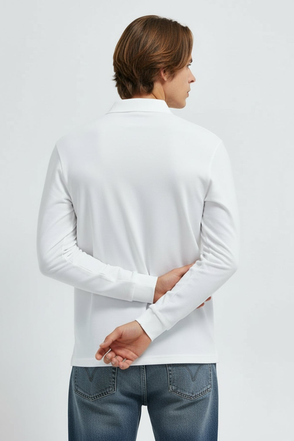 - Men’s Polo Shirt Long Sleeve