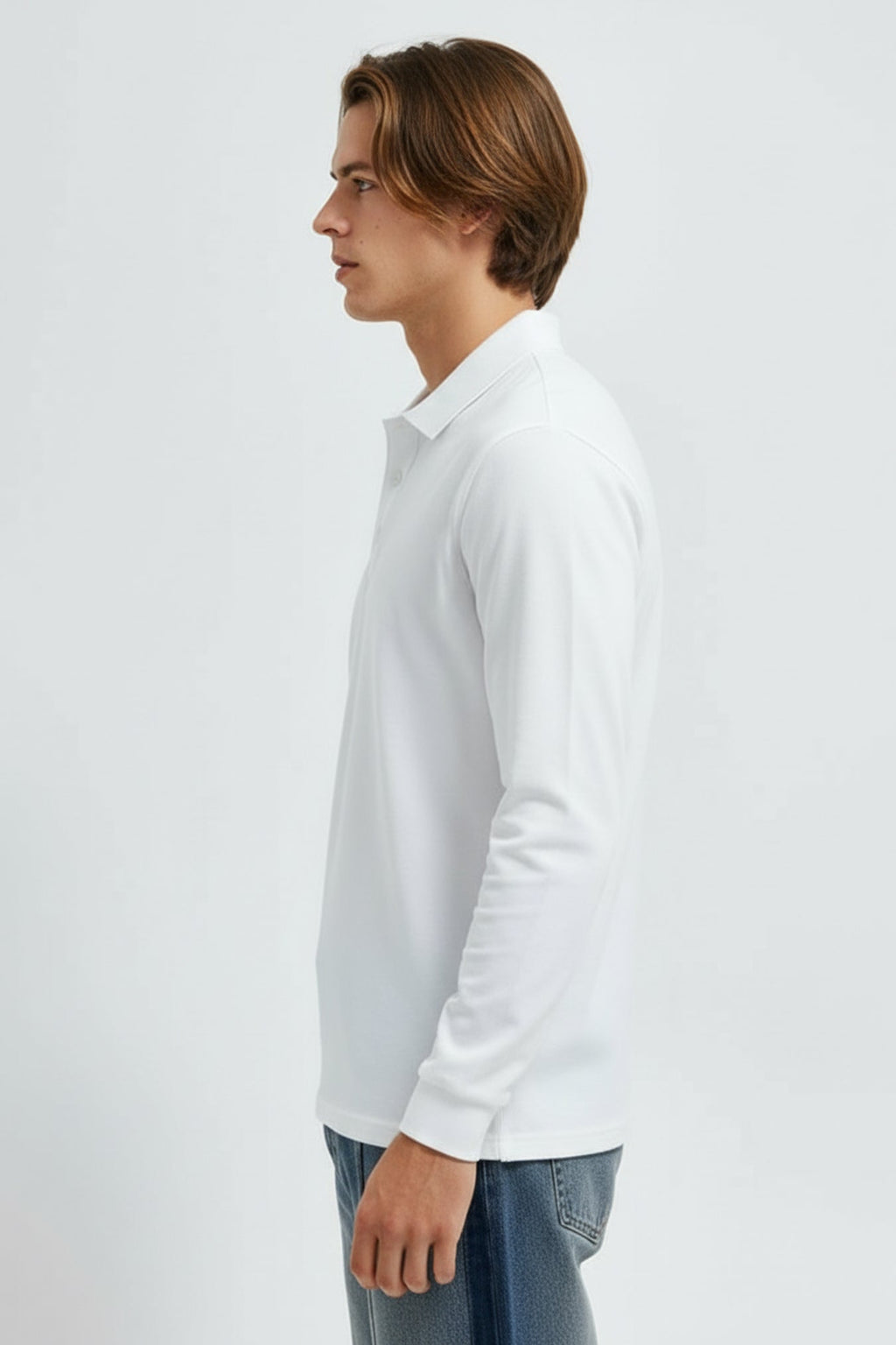 - Men’s Polo Shirt Long Sleeve