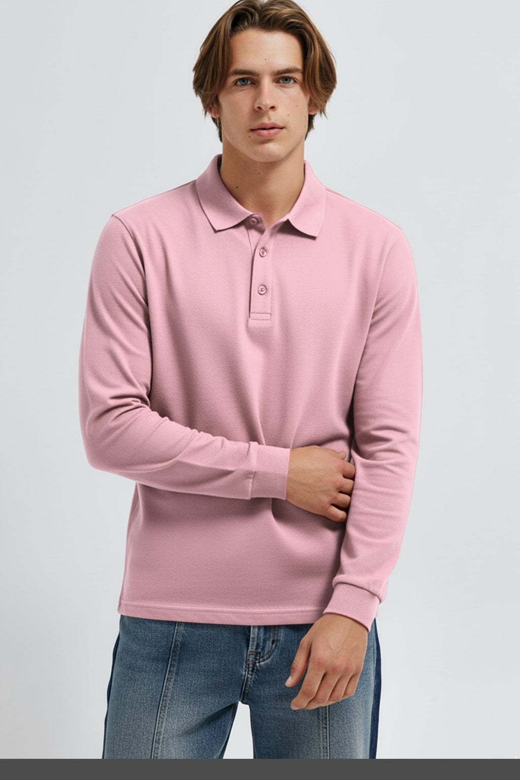 - Men’s Polo Shirt Long Sleeve