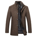 - Men’s Stand Collar Winter Jacket