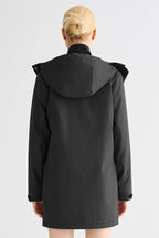 - Mid-Length Waterproof Trench Jacket