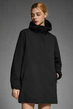 - Mid-Length Waterproof Trench Jacket