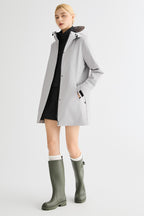 - Mid-Length Waterproof Trench Jacket