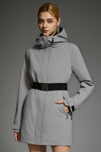 - Mid-Length Waterproof Trench Jacket