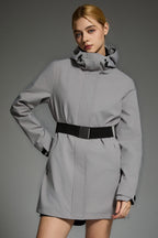 - Mid-Length Waterproof Trench Jacket