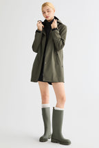 - Mid-Length Waterproof Trench Jacket