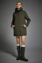 - Mid-Length Waterproof Trench Jacket