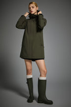 - Mid-Length Waterproof Trench Jacket