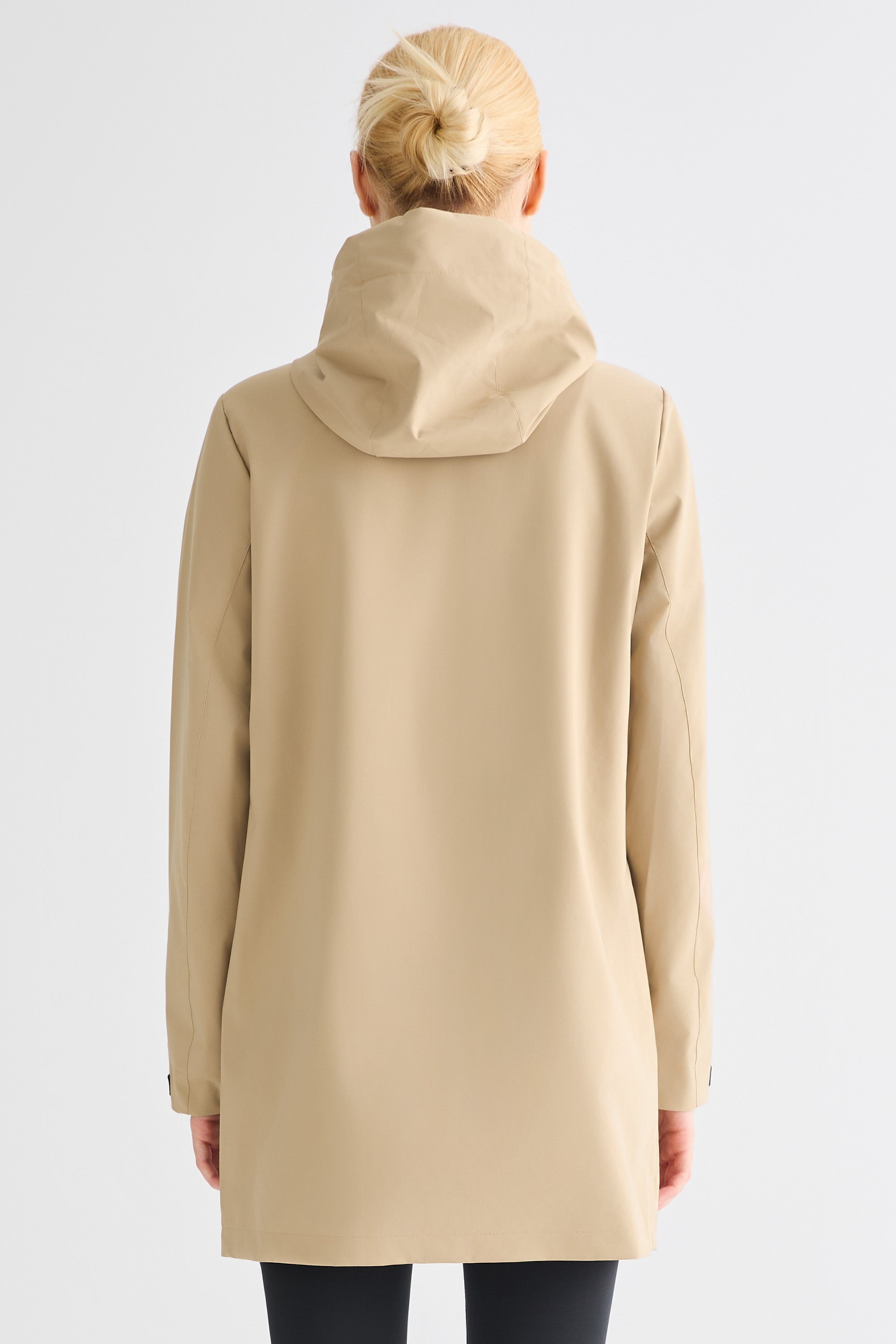 - Mid-Length Waterproof Trench Jacket