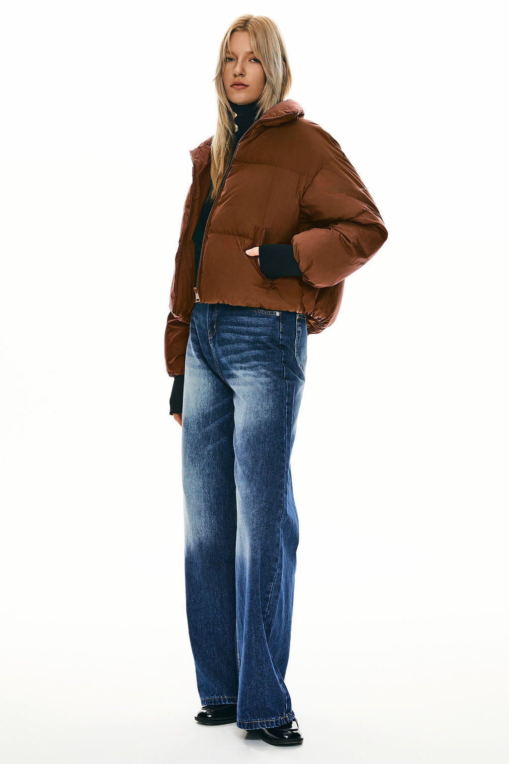 - Puffer Classics Short Oversized Down Coat