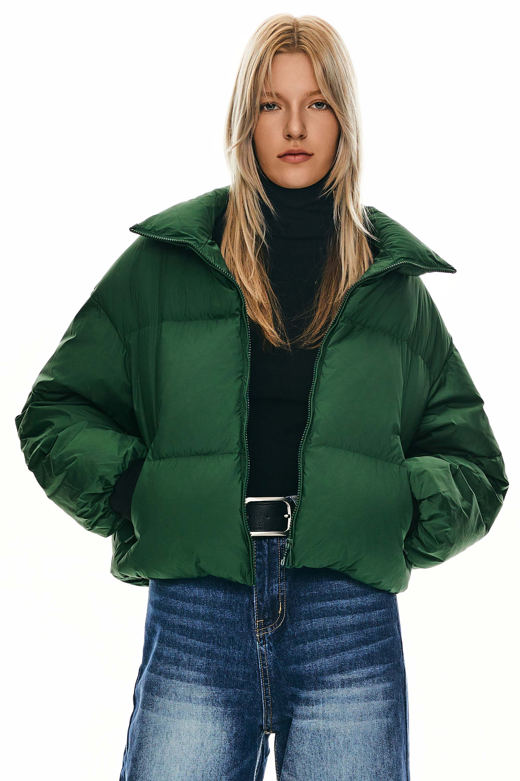 - Puffer Classics Short Oversized Down Coat