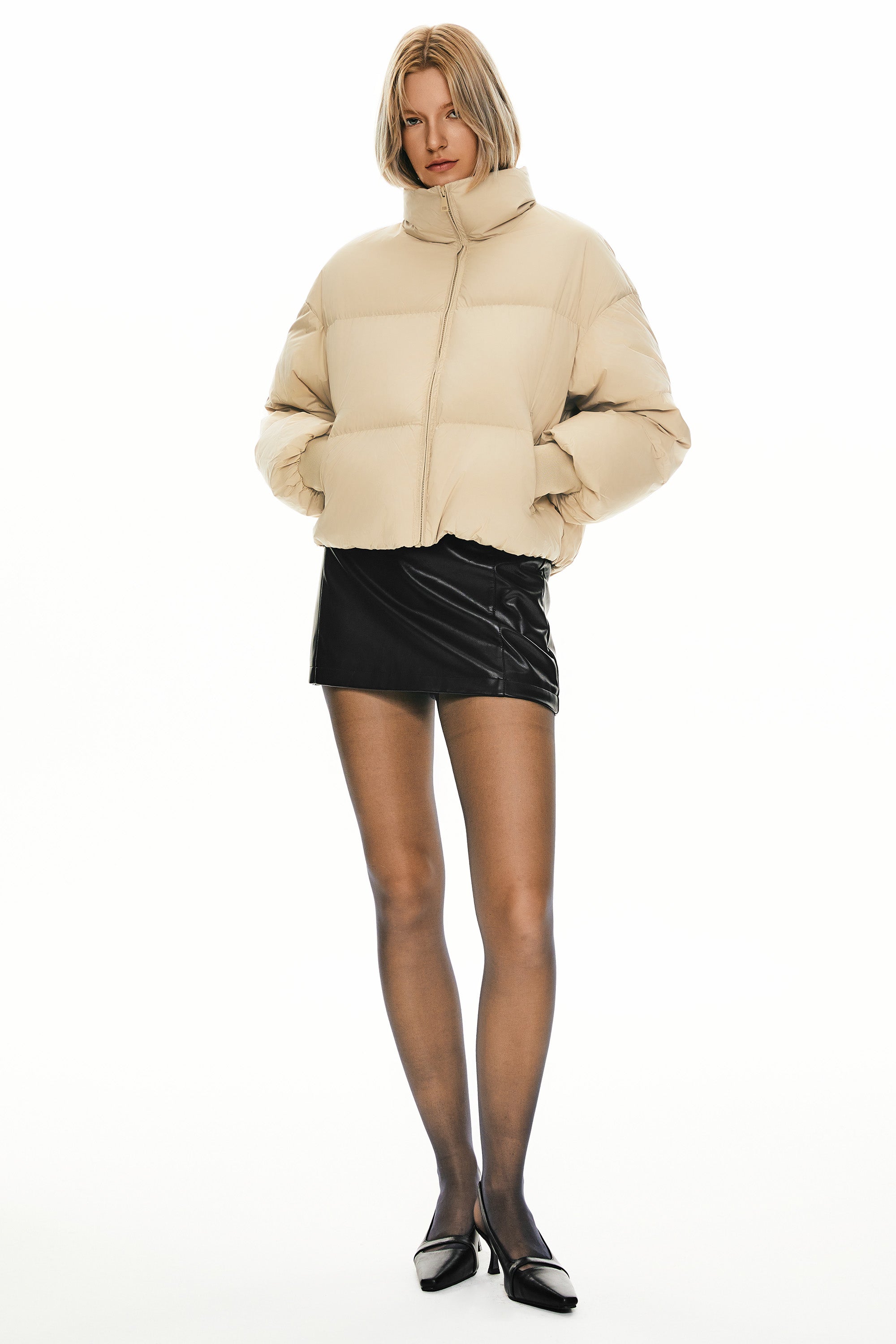 - Puffer Classics Short Oversized Down Coat