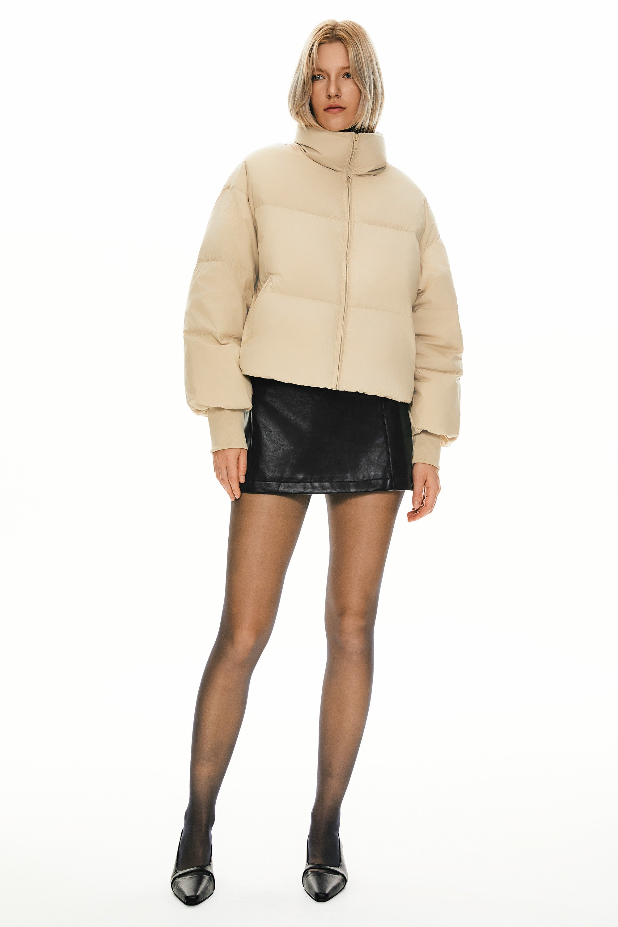 - Puffer Classics Short Oversized Down Coat