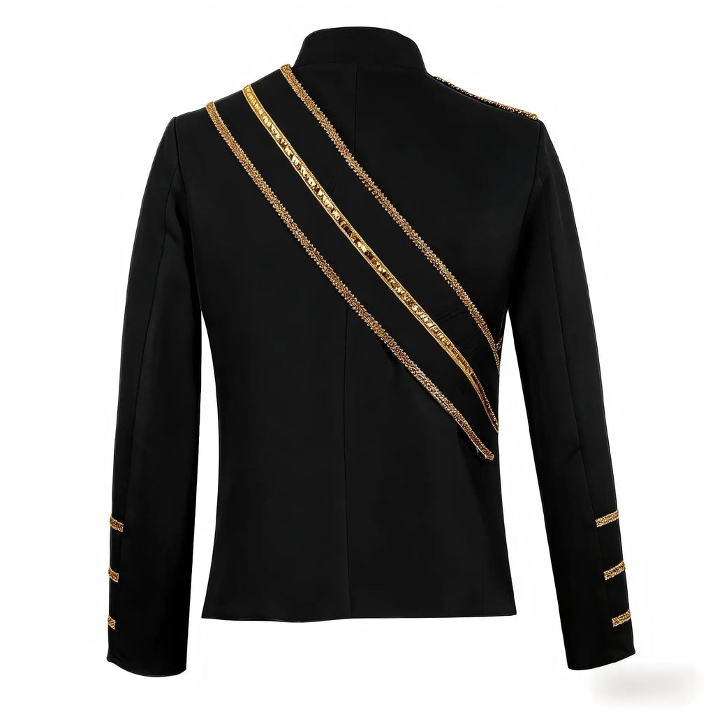 Michael Jackson Inspired Sequin Performance Jacket – Men’s Stage Costume