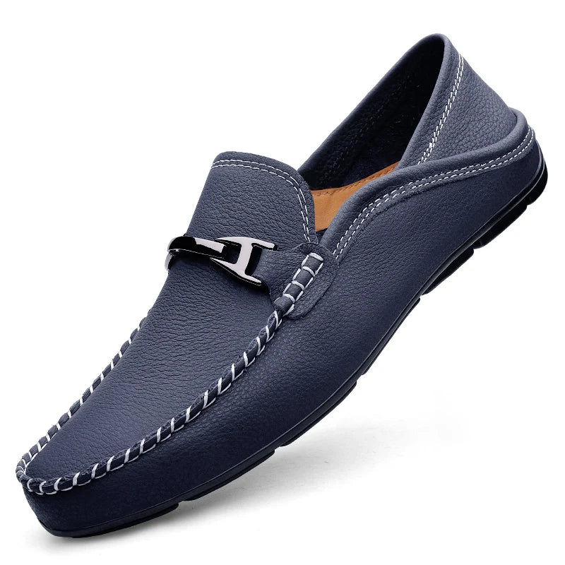 - Savoni Leather Loafers
