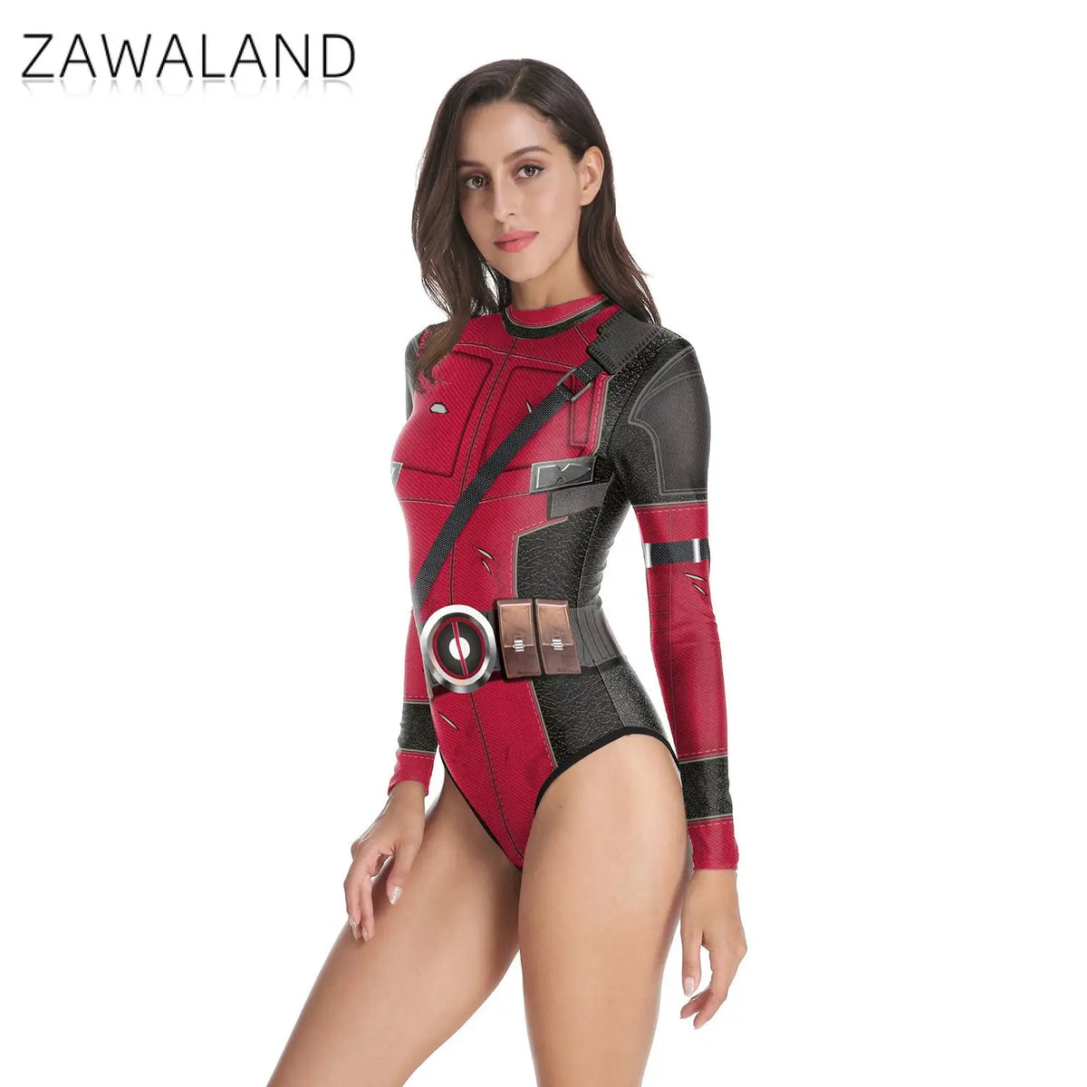 Deadpool & Wolverine Inspired Adult Cosplay Jumpsuit – Superhero Costume