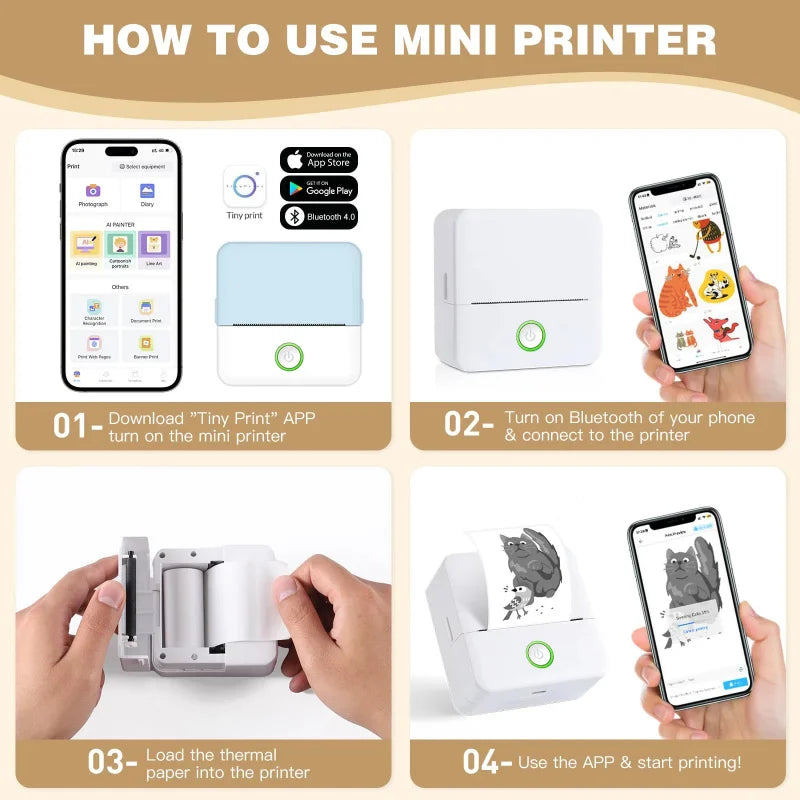 - MemoMint™ Inkless Printer
