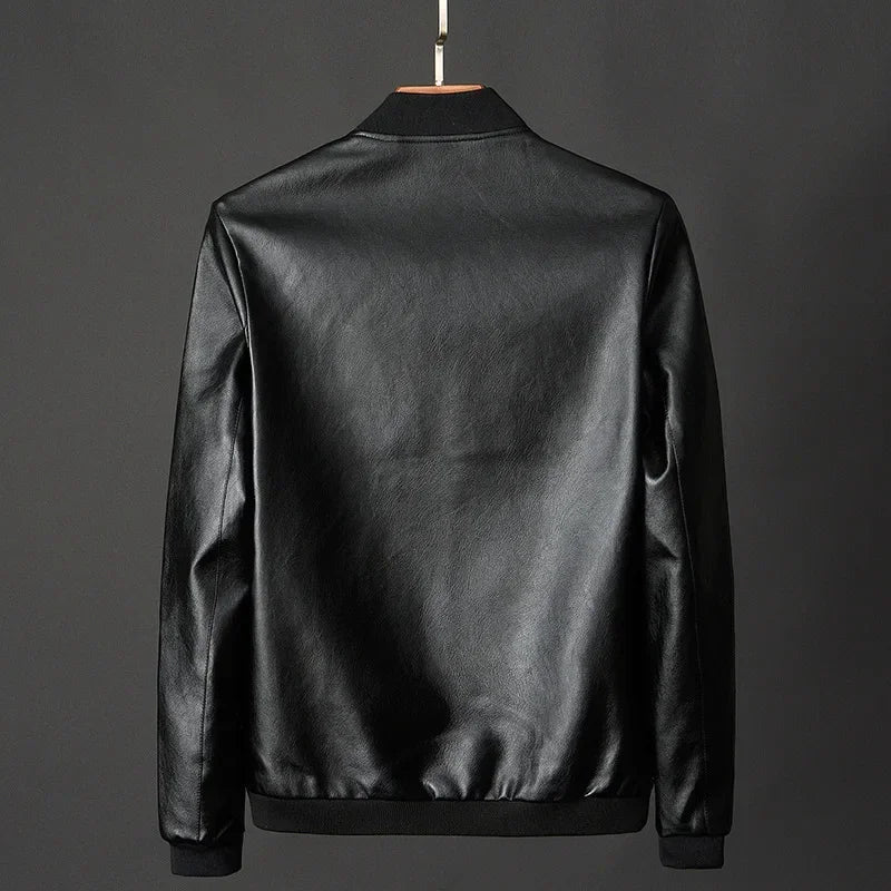 - The Belmont Luxe Leather Jacket