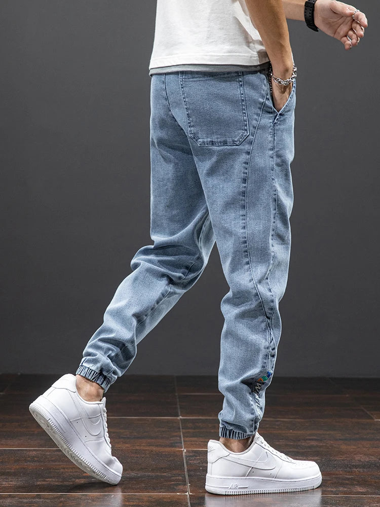 - Men’s Premium Cargo Denim Jogger Pants