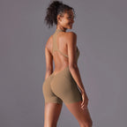 - Premium Zip-Front Sculpting Active Bodysuit