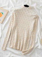 Winter Women’s Turtleneck Pullover – Slim Knit Sweater Jumper