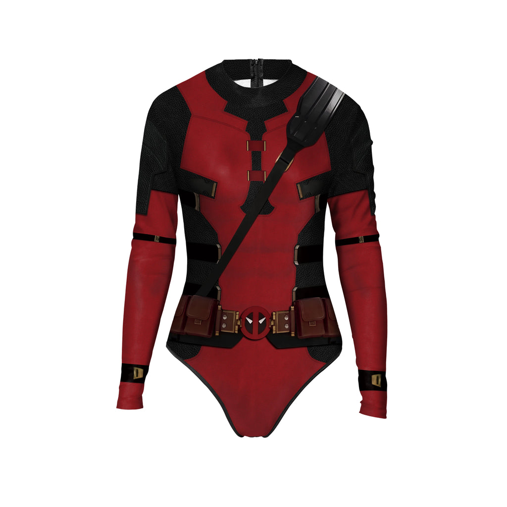 Deadpool & Wolverine Inspired Adult Cosplay Jumpsuit – Superhero Costume