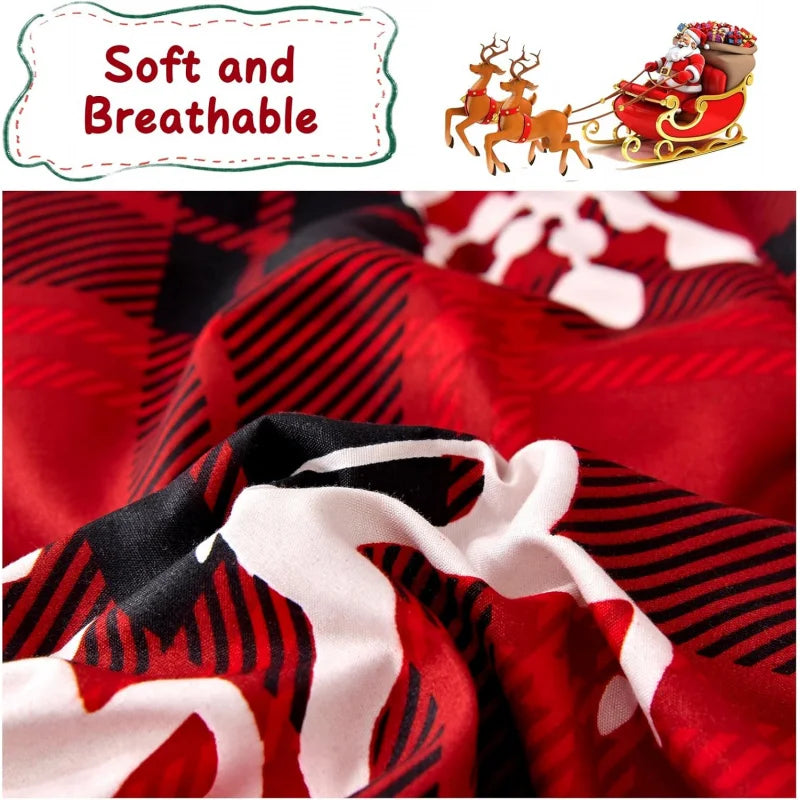 Cozy Christmas Bed Sheets – Festive Holiday Bedding Set for a Warm and Merry Sleep