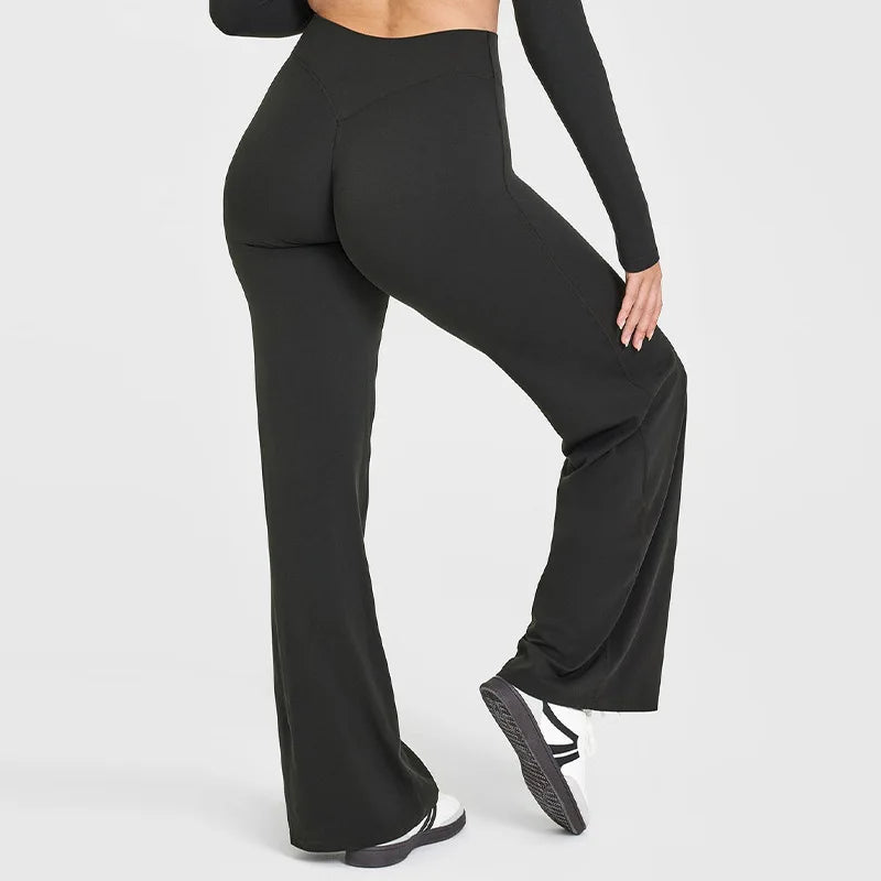 - Premium Straight-Leg Yoga Pants for Women