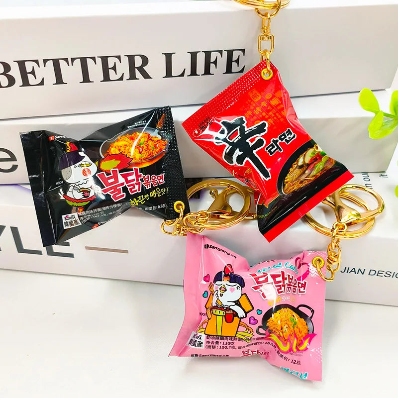 - Mini Korean Ramen Keychain
