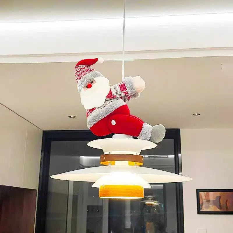 SAdorable Santa Claus Christmas Décor – Curtain Holders, Chandelier Pendants & Festive Gift for Home