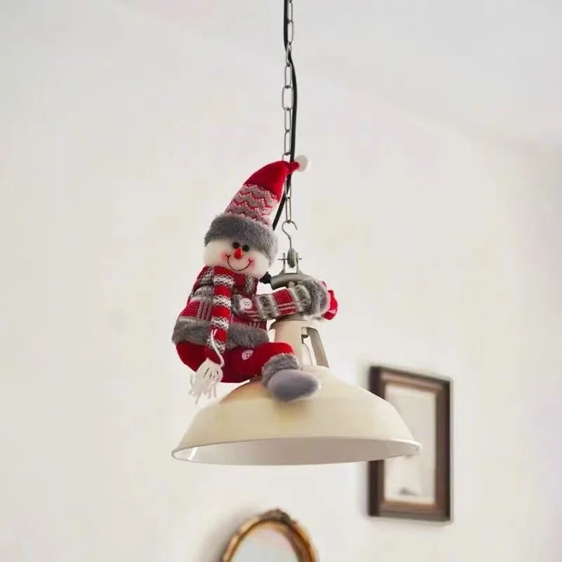 SAdorable Santa Claus Christmas Décor – Curtain Holders, Chandelier Pendants & Festive Gift for Home