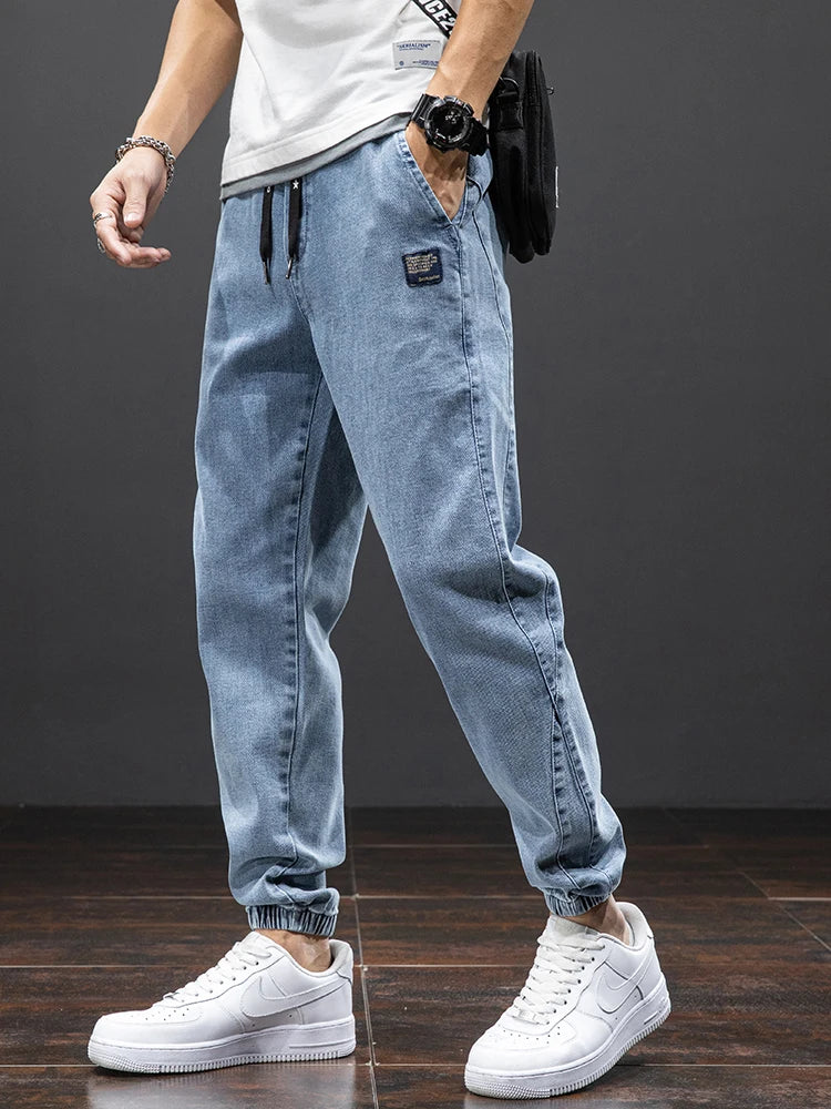- Men’s Premium Cargo Denim Jogger Pants