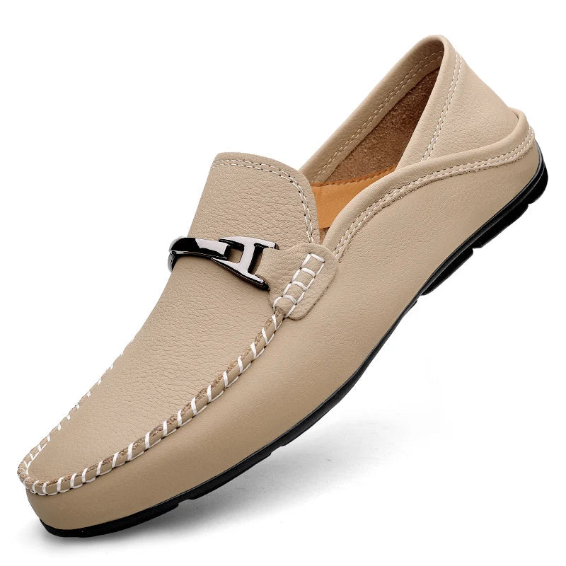 - Savoni Leather Loafers