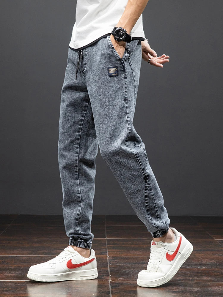 - Men’s Premium Cargo Denim Jogger Pants