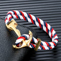 Anchor-Clasp Rope Bracelet