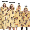 Oversized Sherpa Blanket Hoodie – Cozy Winter Wear for the Whole Family