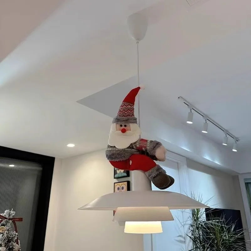 SAdorable Santa Claus Christmas Décor – Curtain Holders, Chandelier Pendants & Festive Gift for Home