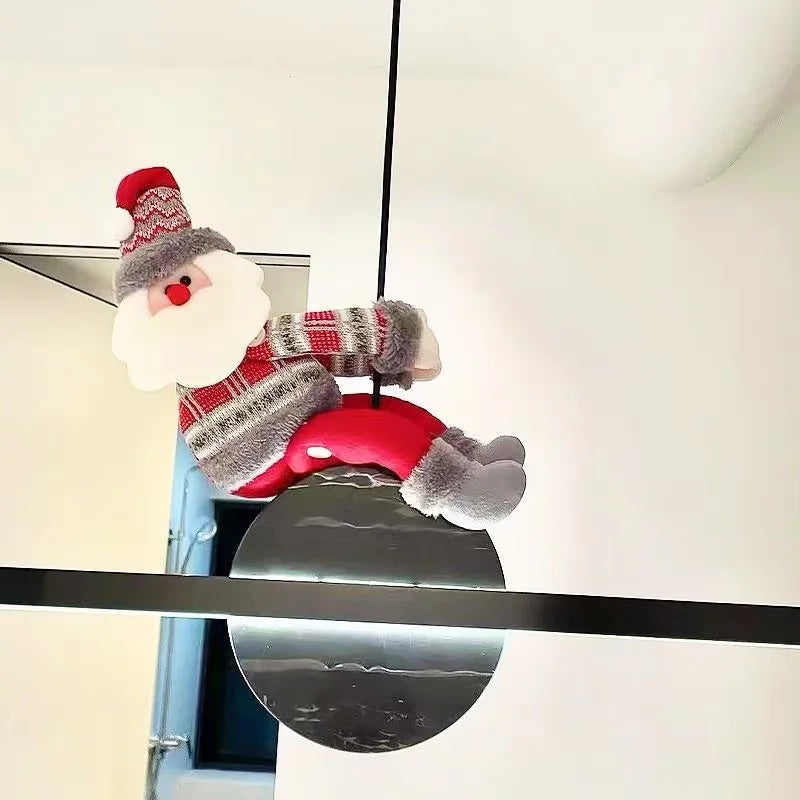 SAdorable Santa Claus Christmas Décor – Curtain Holders, Chandelier Pendants & Festive Gift for Home