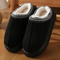 Fluffy Platform Slippers for Women – Warm Plush Winter Home Slippers