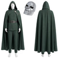 Doctor Doom Inspired Adult Cosplay Costume – Hooded Superhero Outfit