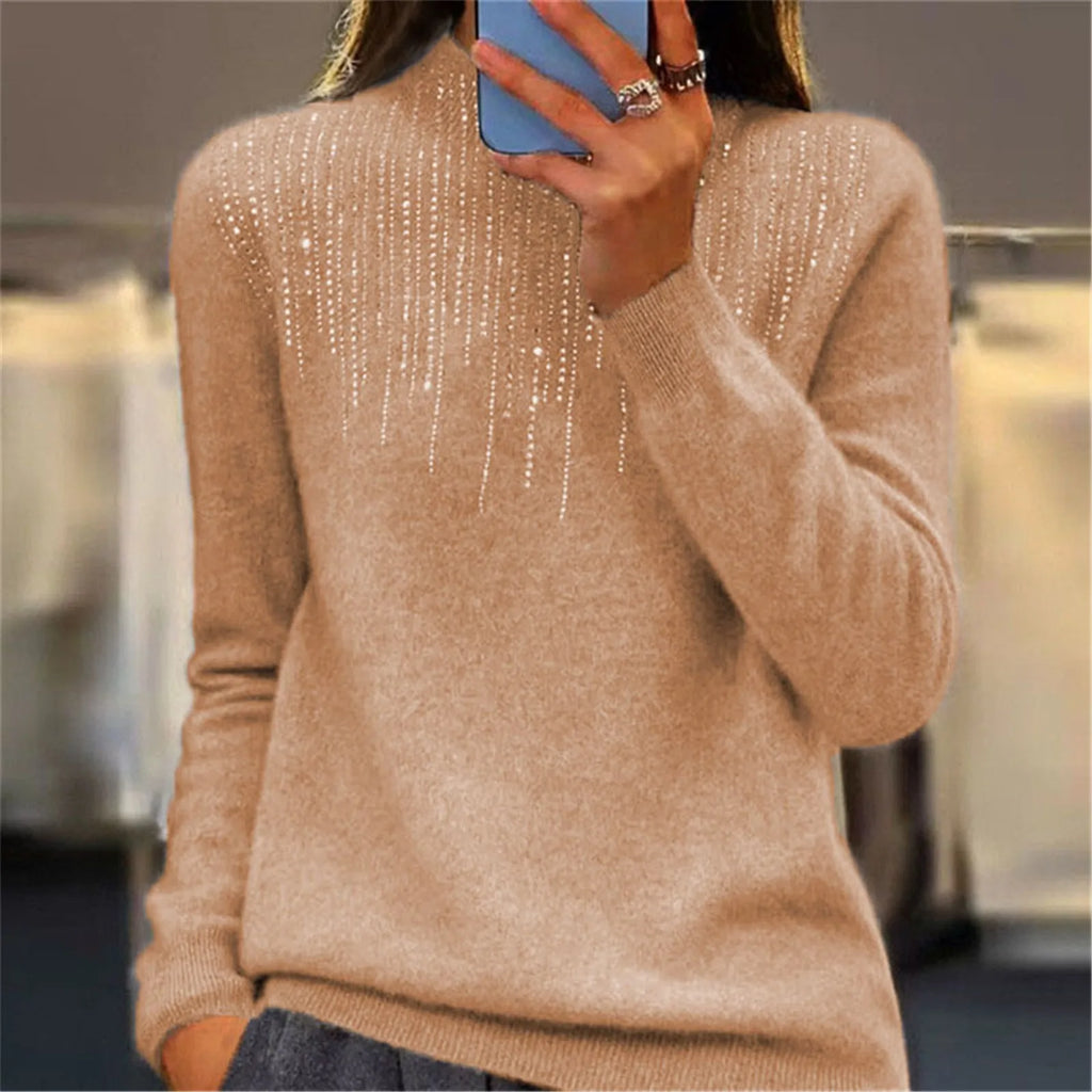 - Verelle Shimmer Turtleneck Sweater