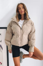 - Women’s Winter Puffer Jacket Zip Up