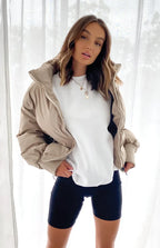 - Women’s Winter Puffer Jacket Zip Up