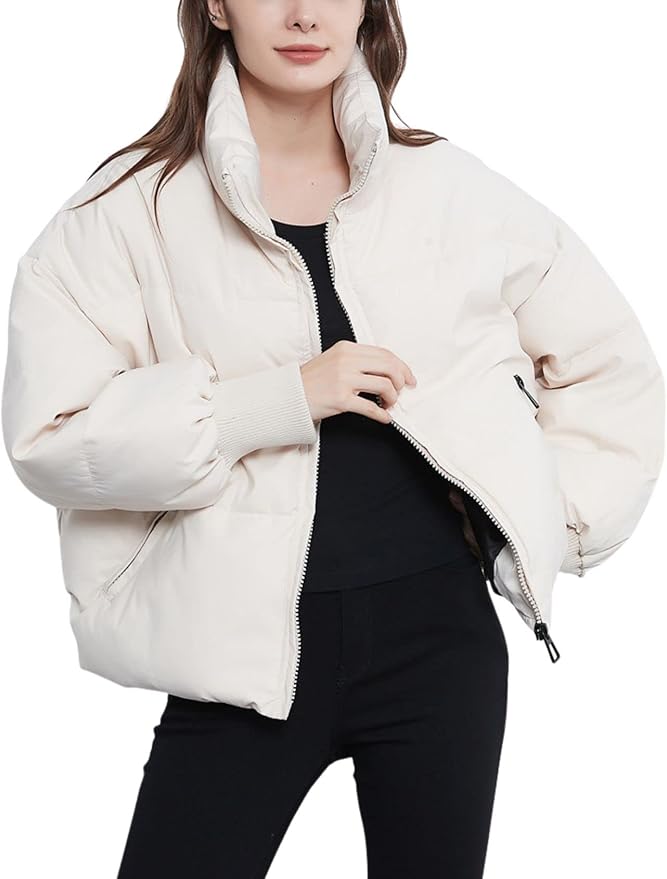 - Women’s Winter Puffer Jacket Zip Up
